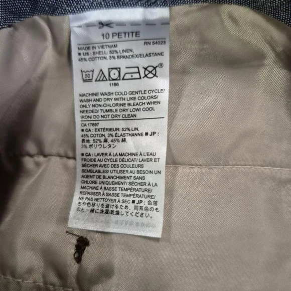 Women's Banana Republic Avery Petite Ankle Pants 10P Dusty Olive - Picture 6 of 11